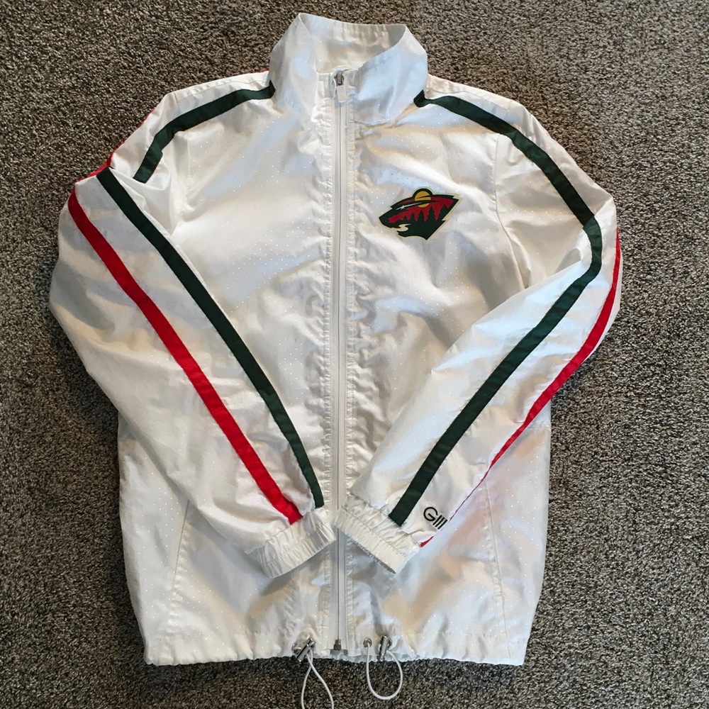 White Utility Track Jacket